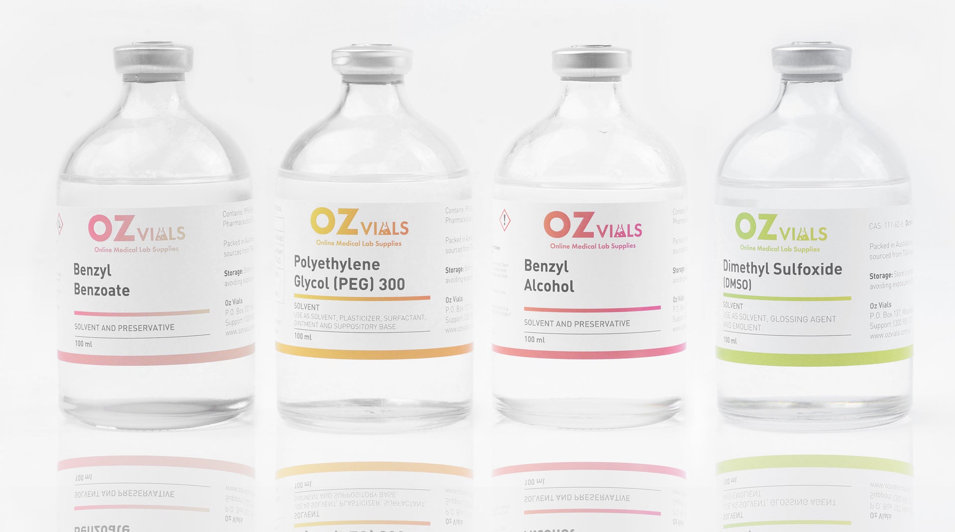 Bac Water, Carrier Oils, Solvents, Chemicals and Powders