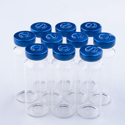 20ml Glass Vials 24x65mm Rubbers and Lid Combo u/s