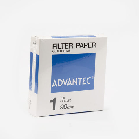 100 Filter Papers Advantec 90mm Medium Flow Rate