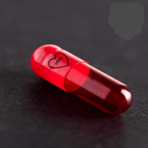 Gelatin Capsules Size 1 - Love Hearts