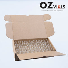 10ml Glass Vials 22x49.7mm Rubbers and Lid Combo u/s