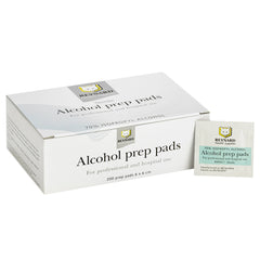 Reynard 70% Isopropyl Alcohol Prep pads Swabs 6 x 6cm 200 per Box